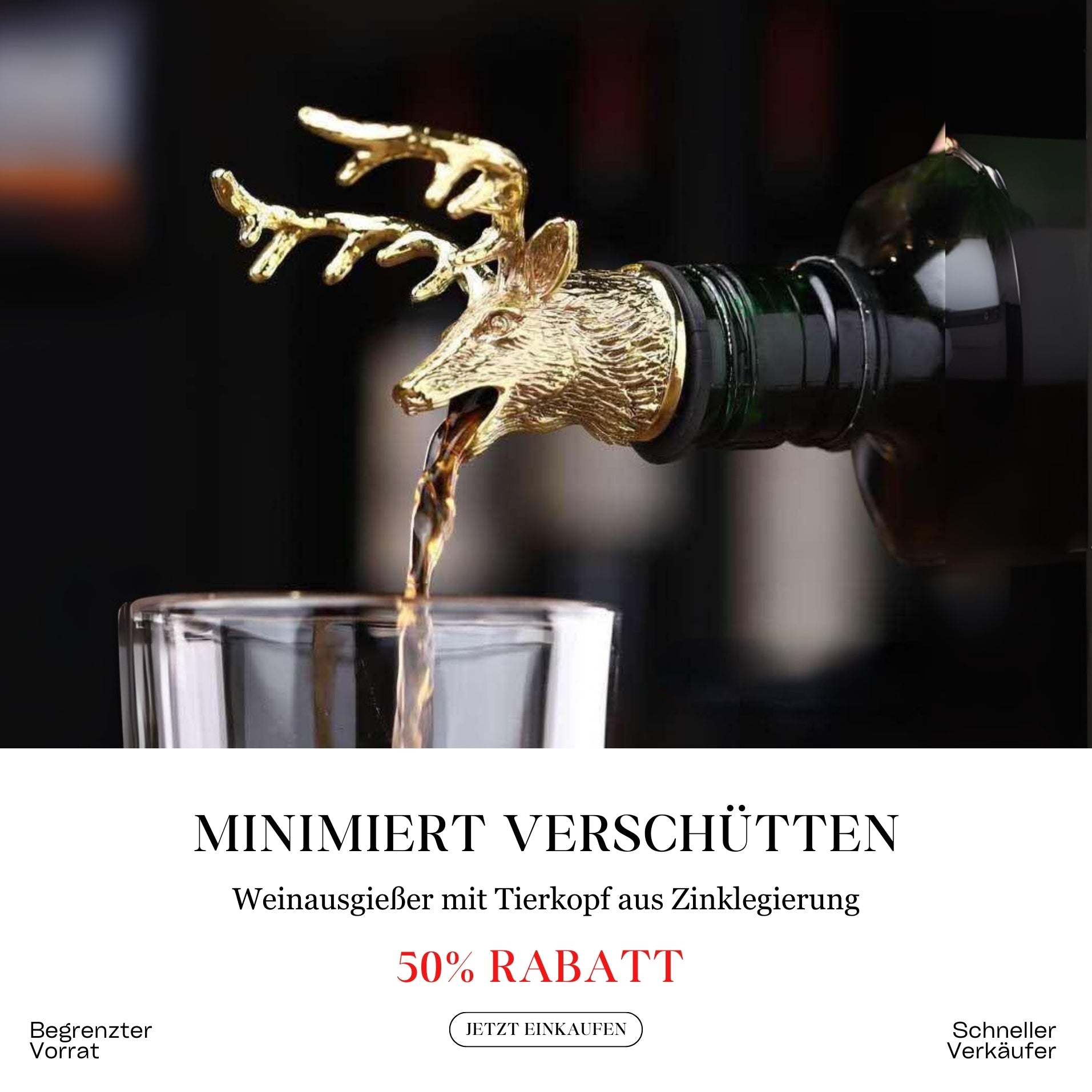 Rentier-Weinausgießer-Heute ✨