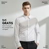 Mitchel | Knitterfreies Stretchhemd für Herren (1 kaufen, 1 gratis)
