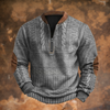 Anton – Strickpullover mit Reißverschluss-Detail (r0% RABATT)
