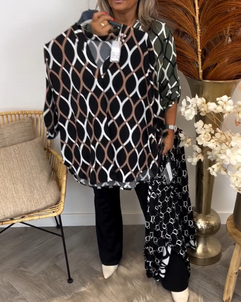 Noor – Bluse mit Grafikdruck (50% RABATT)