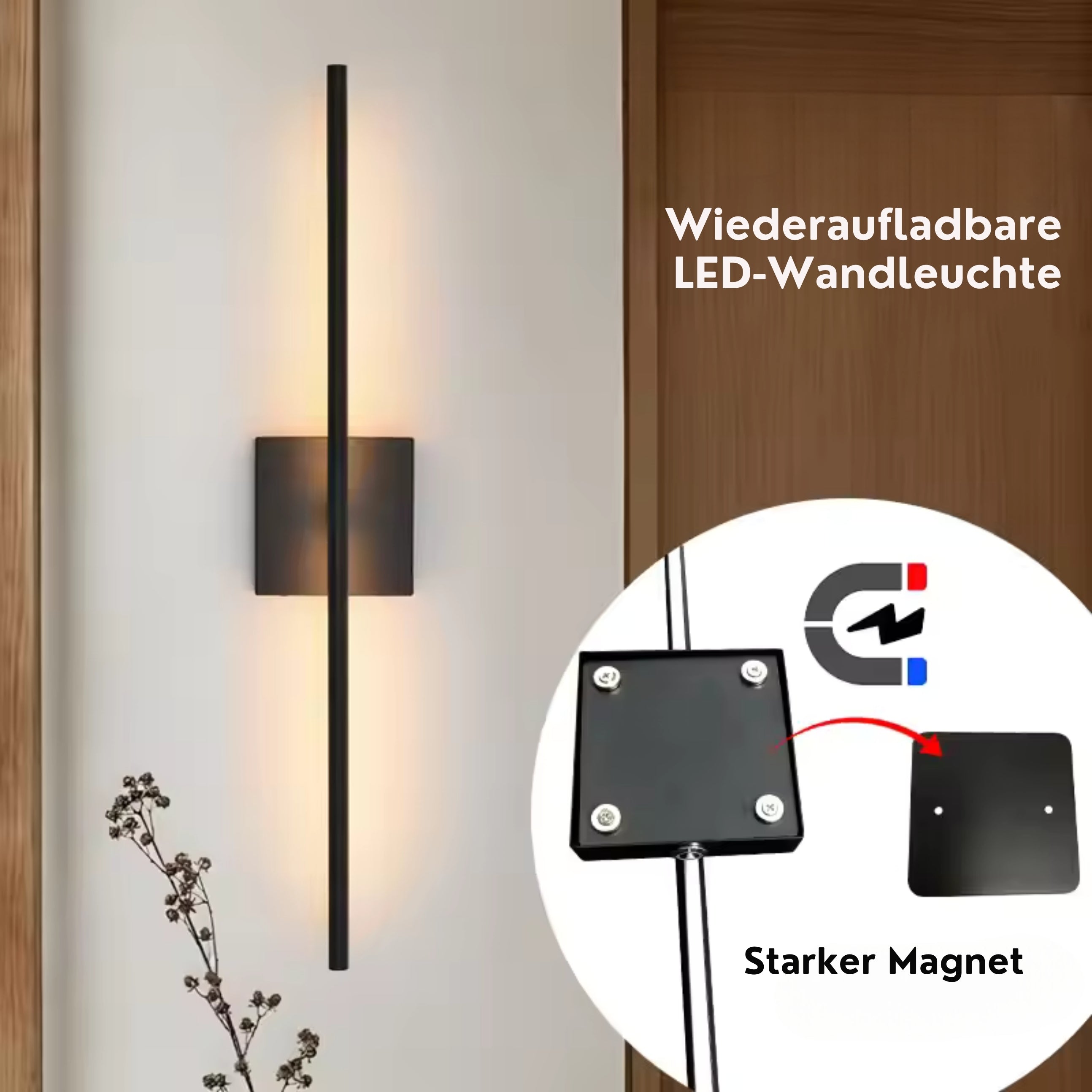 LumiLux™ Kabellose Wandleuchten