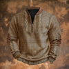 Anton – Strickpullover mit Reißverschluss-Detail (r0% RABATT)