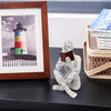 Bücherliebhaber-Figur 