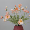 Künstliche Mohnblumenstiele (Packung mit 5 Stielen)