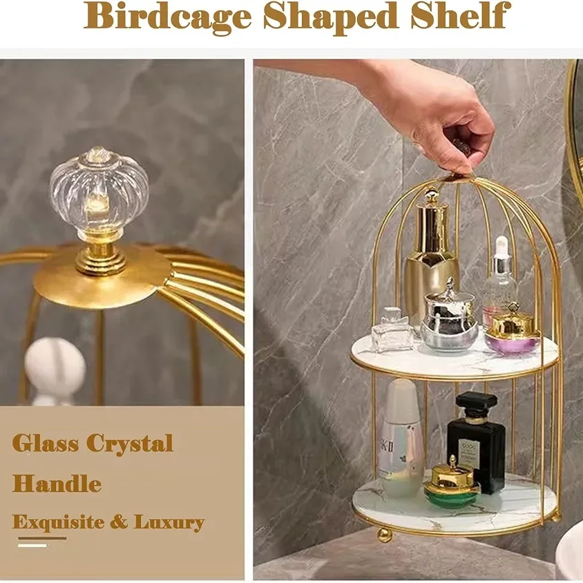 GlamTower™ Kosmetik-Organizer mit 2 Ebenen
