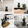 Bulldog Valet™ – Dekoratives Bulldoggen-Ablagetablett aus Kunstharz