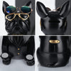 Bulldog Valet™ – Dekoratives Bulldoggen-Ablagetablett aus Kunstharz
