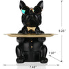 Bulldog Valet™ – Dekoratives Bulldoggen-Ablagetablett aus Kunstharz