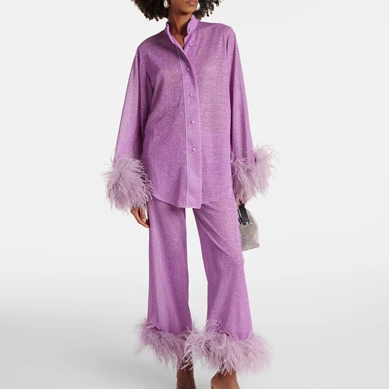 Oséree Lumière Plumage Long Set