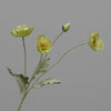 Künstliche Mohnblumenstiele (Packung mit 5 Stielen)