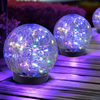 Globus aus Crackle-Glas