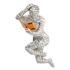 Bücherliebhaber-Figur 