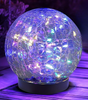 Globus aus Crackle-Glas