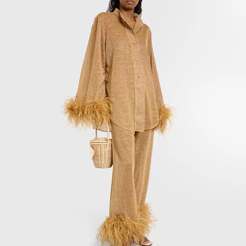 Oséree Lumière Plumage Long Set