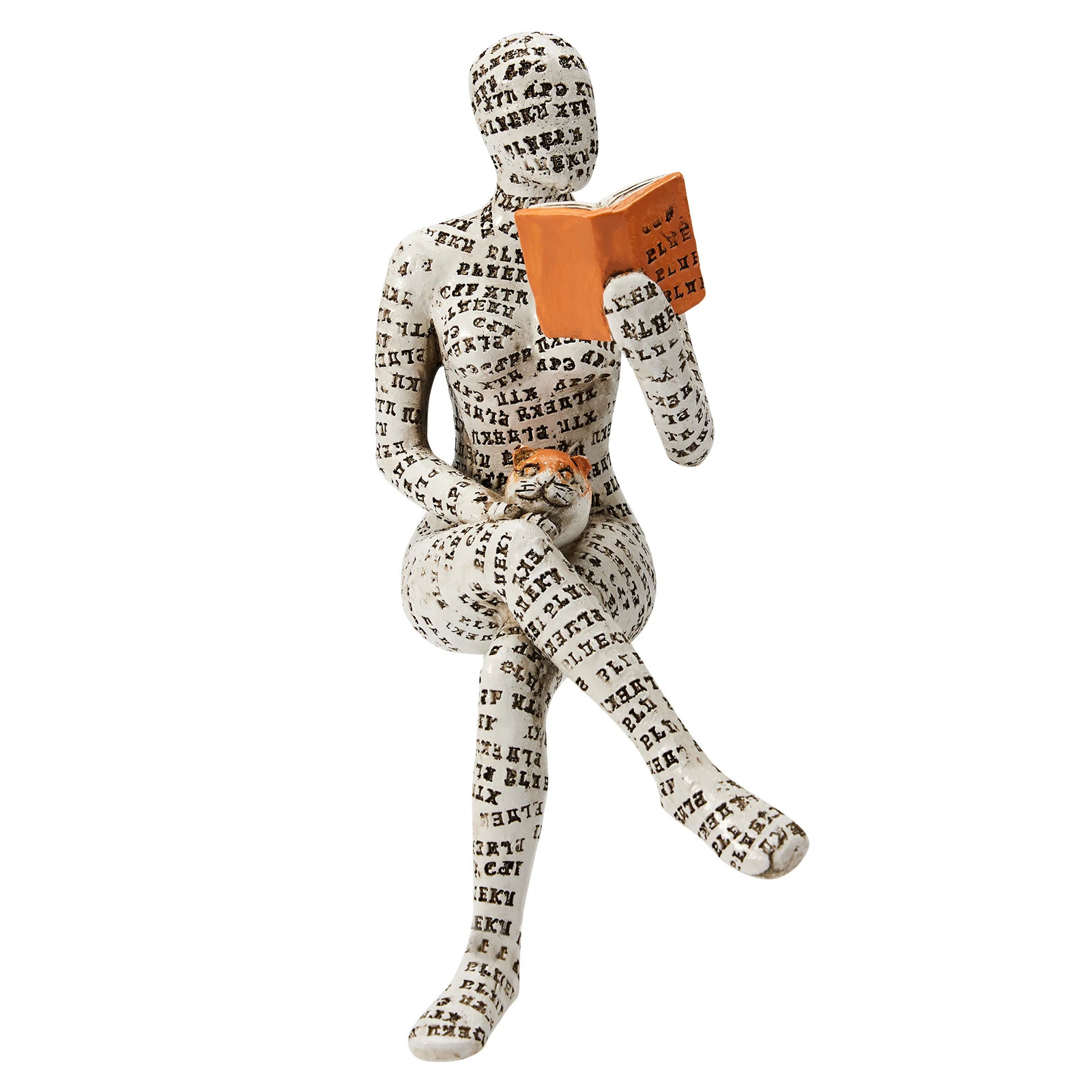 Bücherliebhaber-Figur 