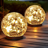 Globus aus Crackle-Glas