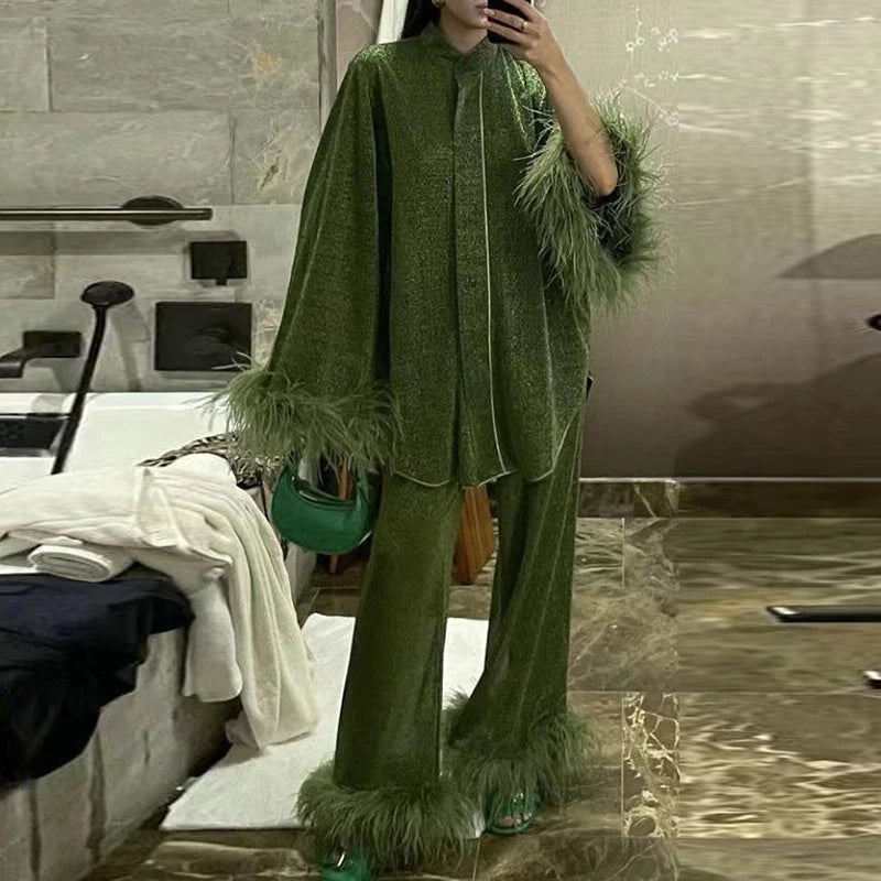 Oséree Lumière Plumage Long Set