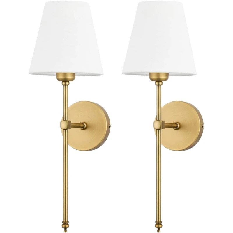 NordLuxe™ Wandlampe – Verstellbare LED-Leseleuchte in Gold