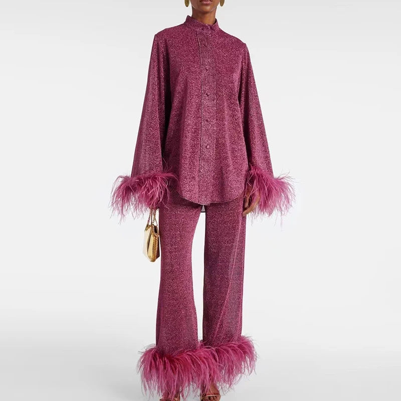 Oséree Lumière Plumage Long Set