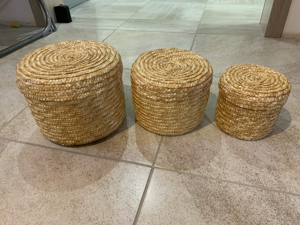 BohoNest™ Geflochtenes Korb-Trio