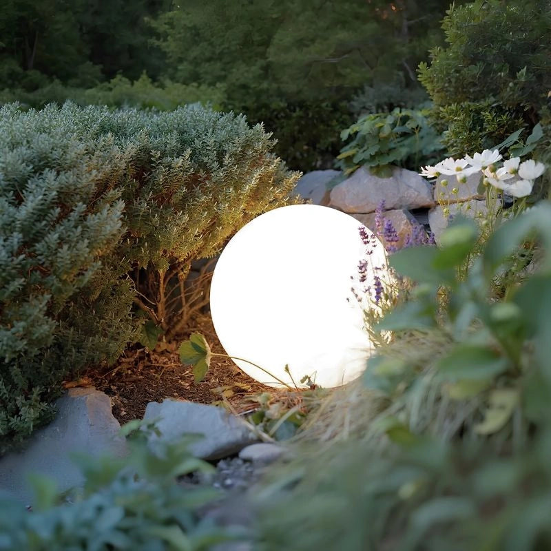 Sphärische Gartenleuchte