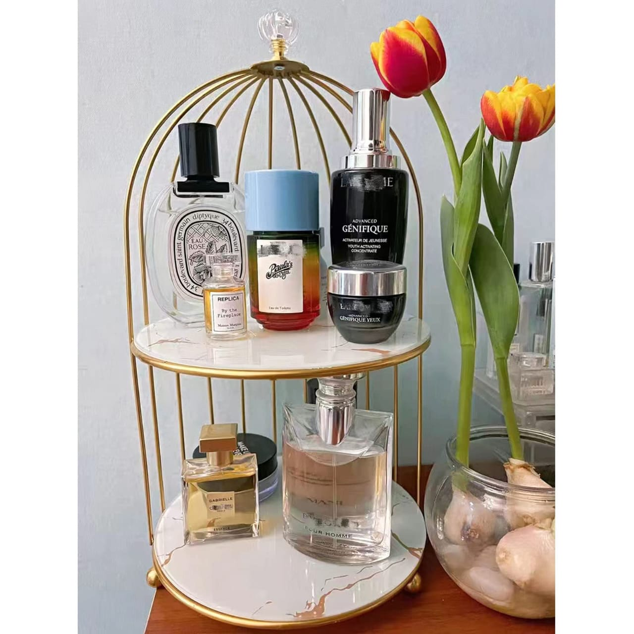 GlamTower™ Kosmetik-Organizer mit 2 Ebenen