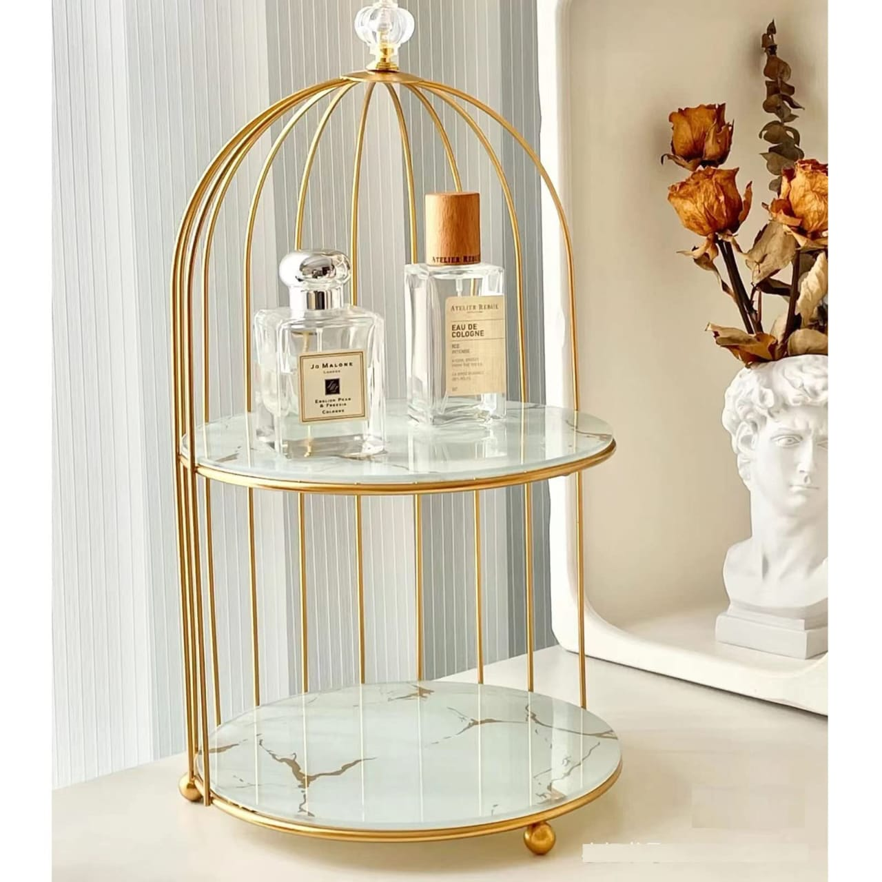 GlamTower™ Kosmetik-Organizer mit 2 Ebenen