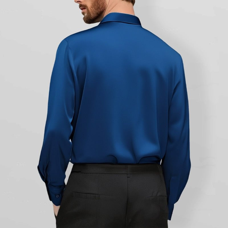 Mitchel | Knitterfreies Stretchhemd für Herren (1 kaufen, 1 gratis)